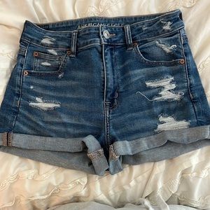 american eagle super stretch shorts